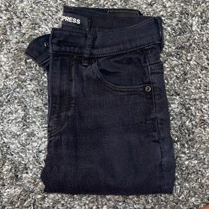 Black Express high rise Skinny Jean